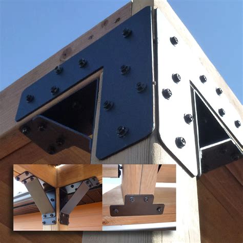 black metal brackets for pergola|best galvanized pergola brackets.